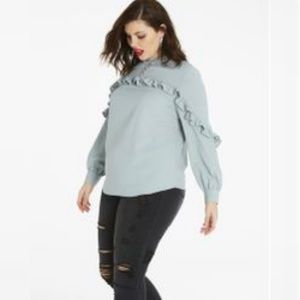 Ruffle Sleeve and Yoke